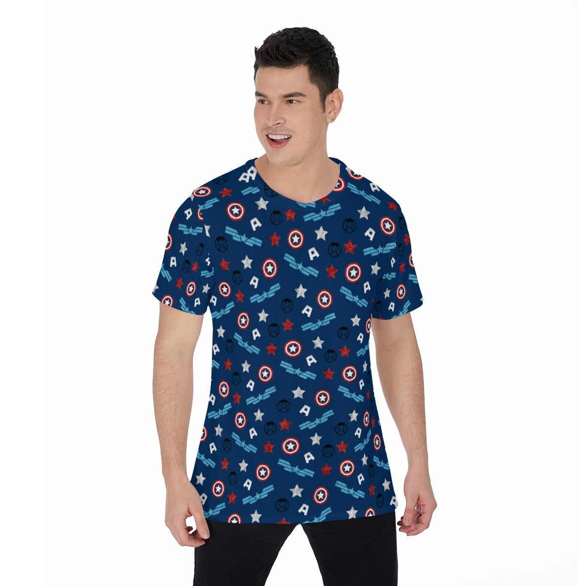 American Superhero - Men's Short Sleeve T-Shirt