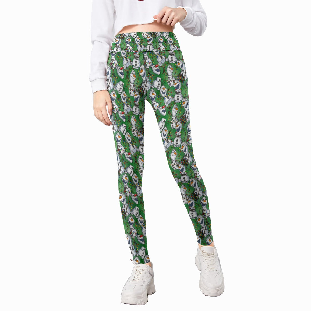 Sketched Snowman Christmas - Kid's Leggings