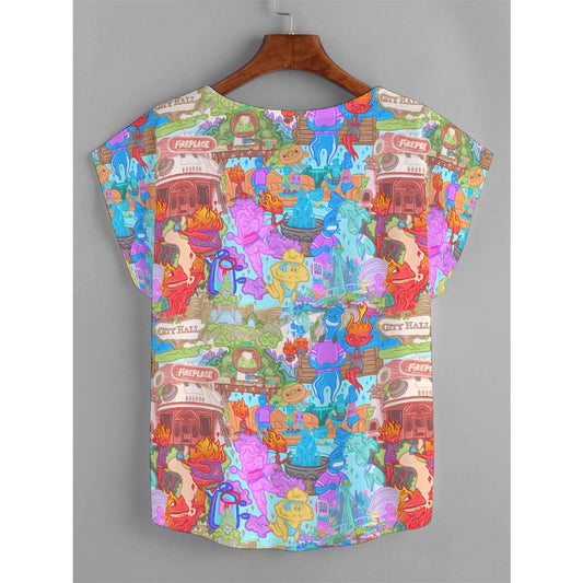 Element City Scene Collage - Women’s Relaxed Fit Scoop Tee