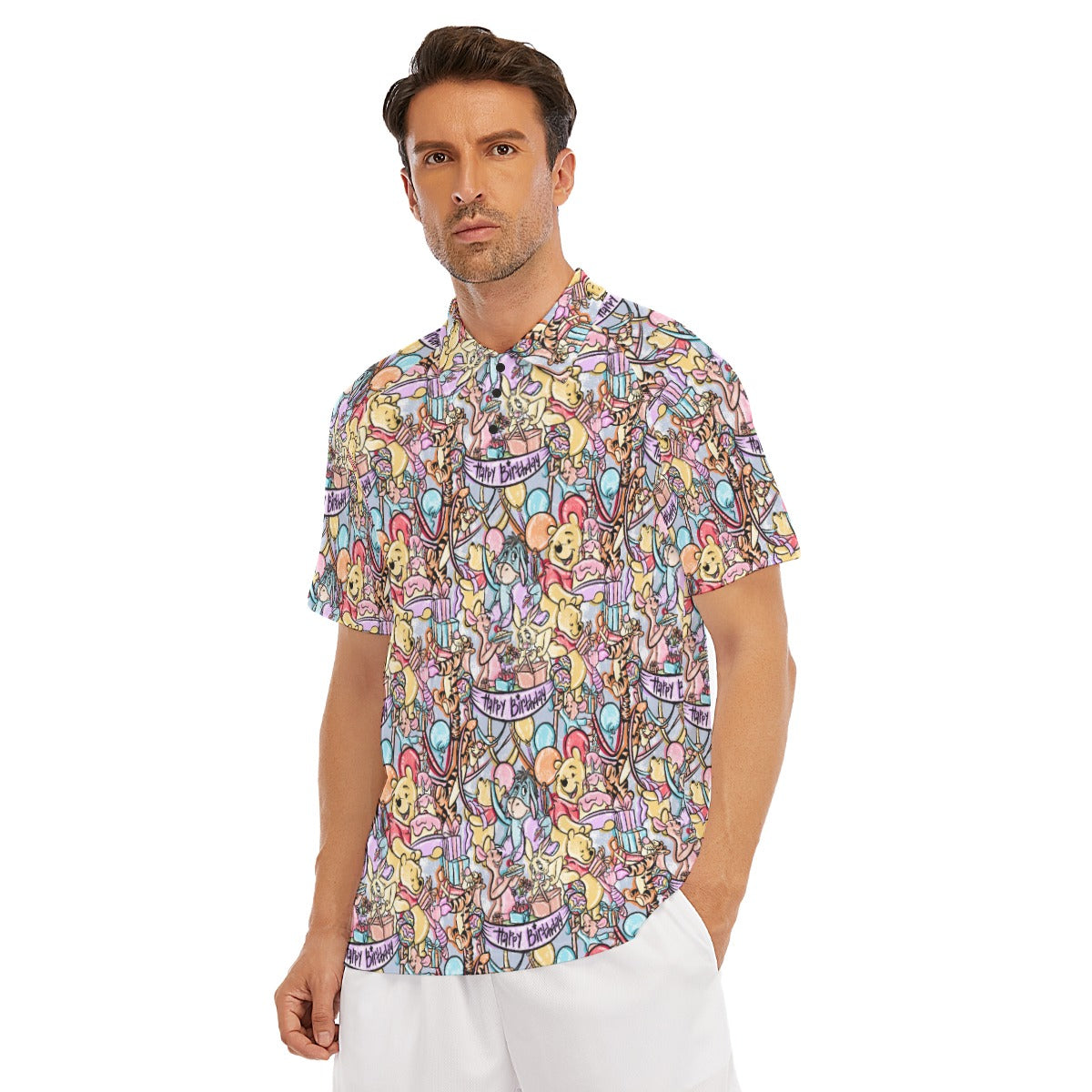 Birthday Bash in the Woods - Men's Polo Shirt