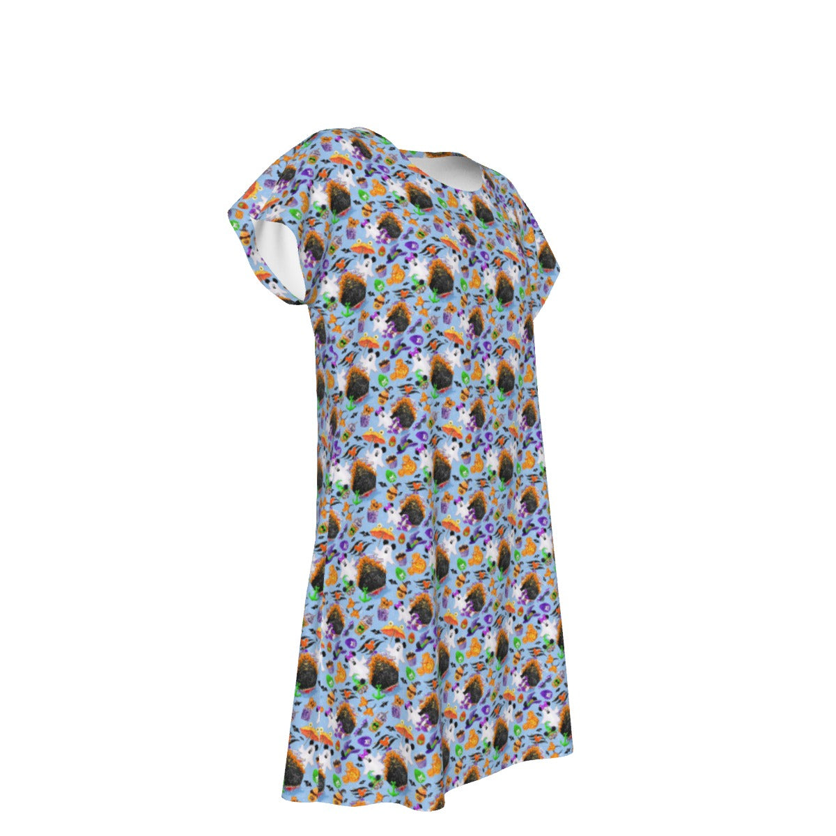 Halloween On The High Seas - Women's T-Shirt Dress