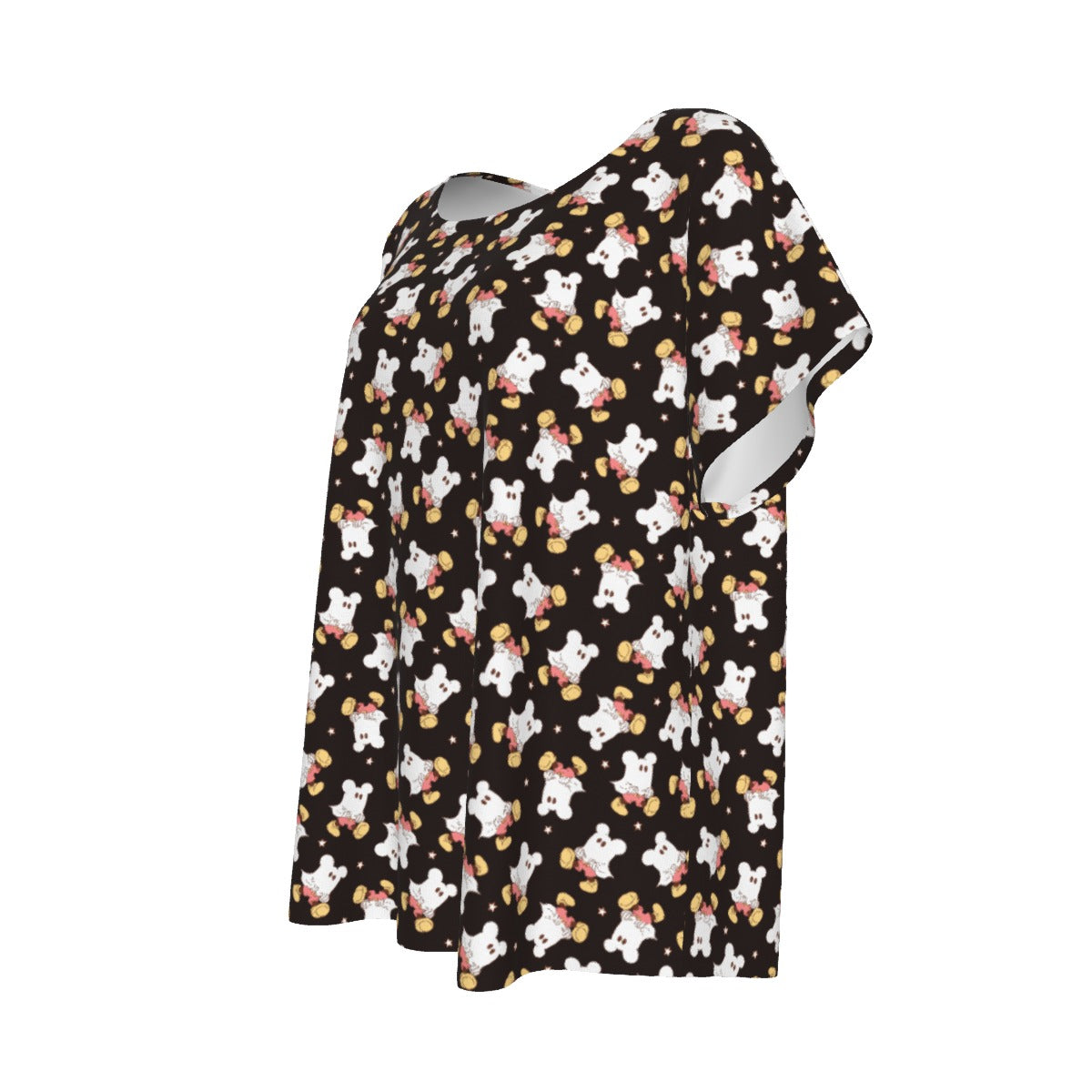 Ghostly Mouse - Women’s Relaxed Fit Scoop Tee
