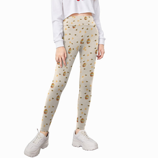 Sweet Hunny Pot & Bees - Kid's Leggings