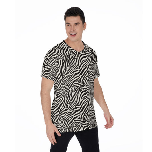 Animal Print - Zebra - Men's Short Sleeve T-Shirt