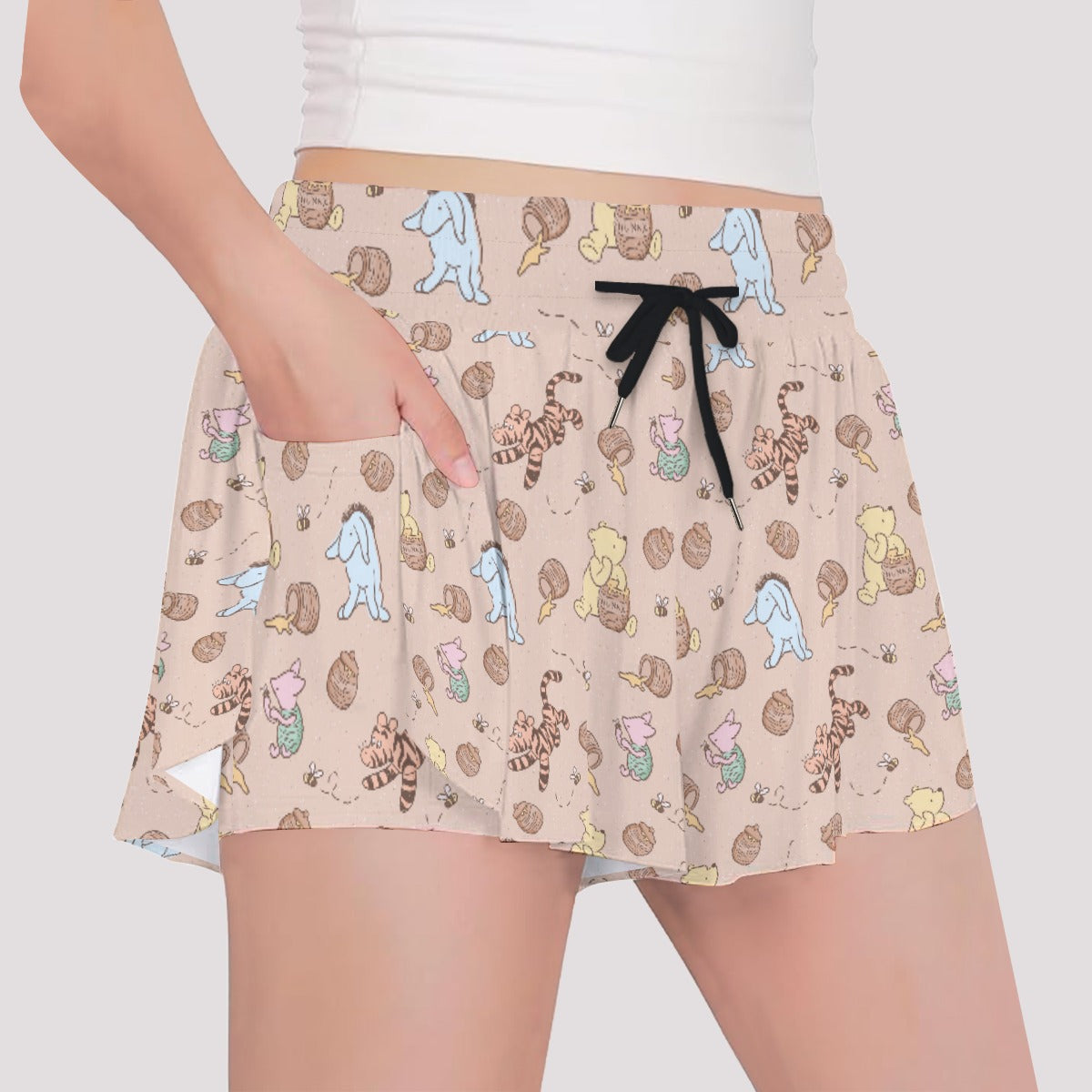 Honey Pot Daydreams - Girls’ Flowy Pocket Shorts