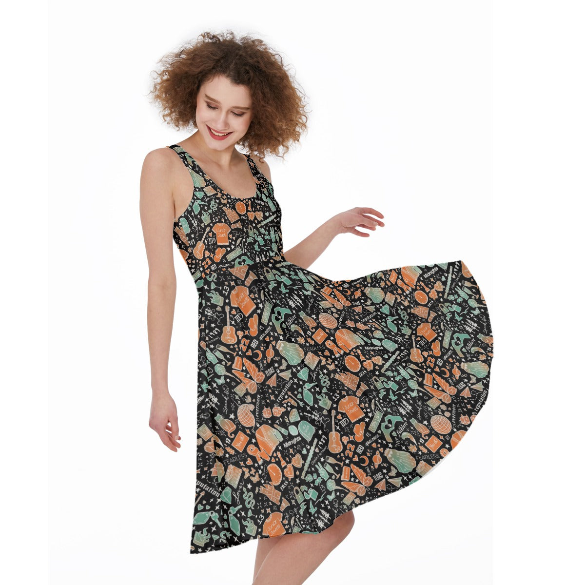 Showgirl Era Icons - Pocket Midi Skater Dress