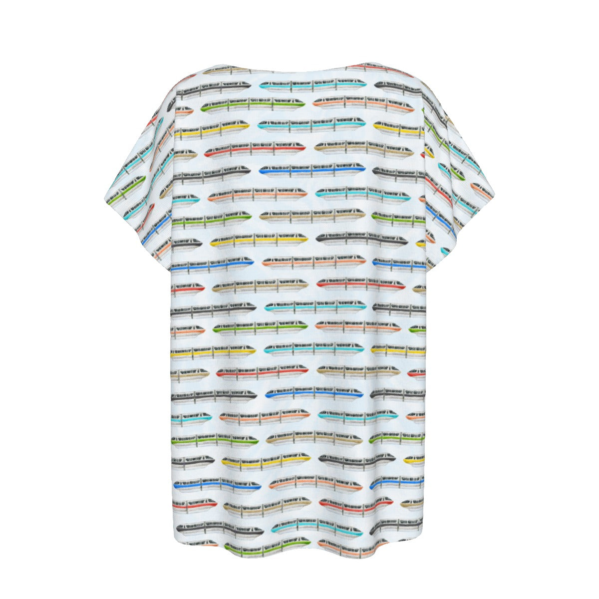 Monorail Rainbow Express - Women’s Relaxed Fit Scoop Tee