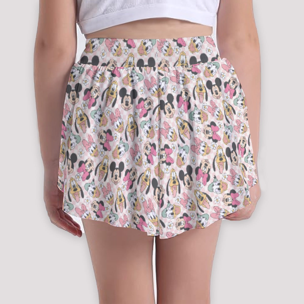 Pastel Picnic Party - Girls’ Flowy Pocket Shorts