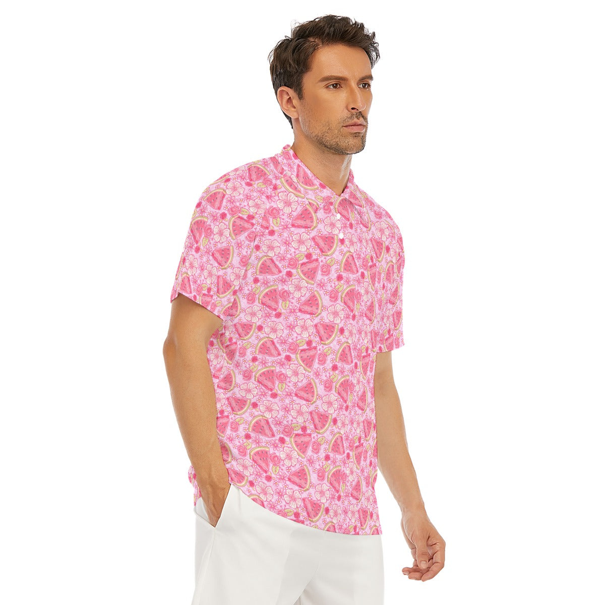 Summer Fruits - Watermelon - Men's Polo Shirt
