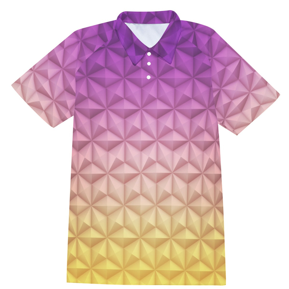 Geometric Spaceship Sphere - Men's Polo Shirt