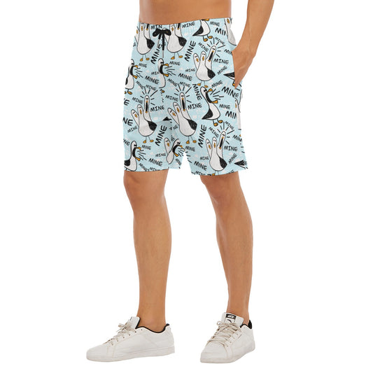 Mine Mine Mine Seagulls - Men’s Pocket Beach Shorts