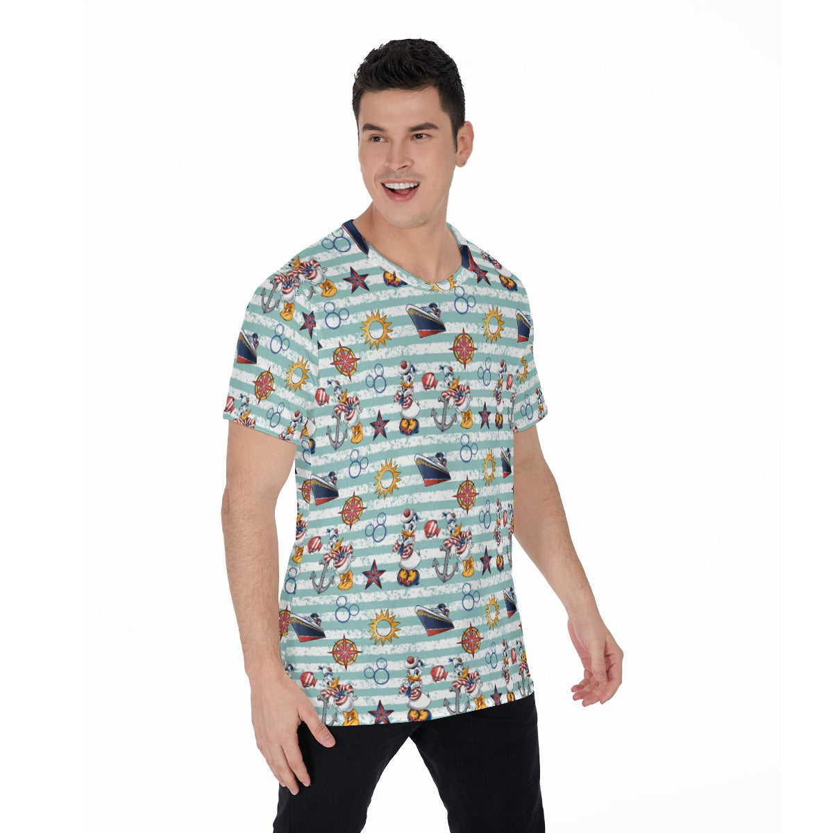 Sailor Duo on Deck - Men's Short Sleeve T-Shirt