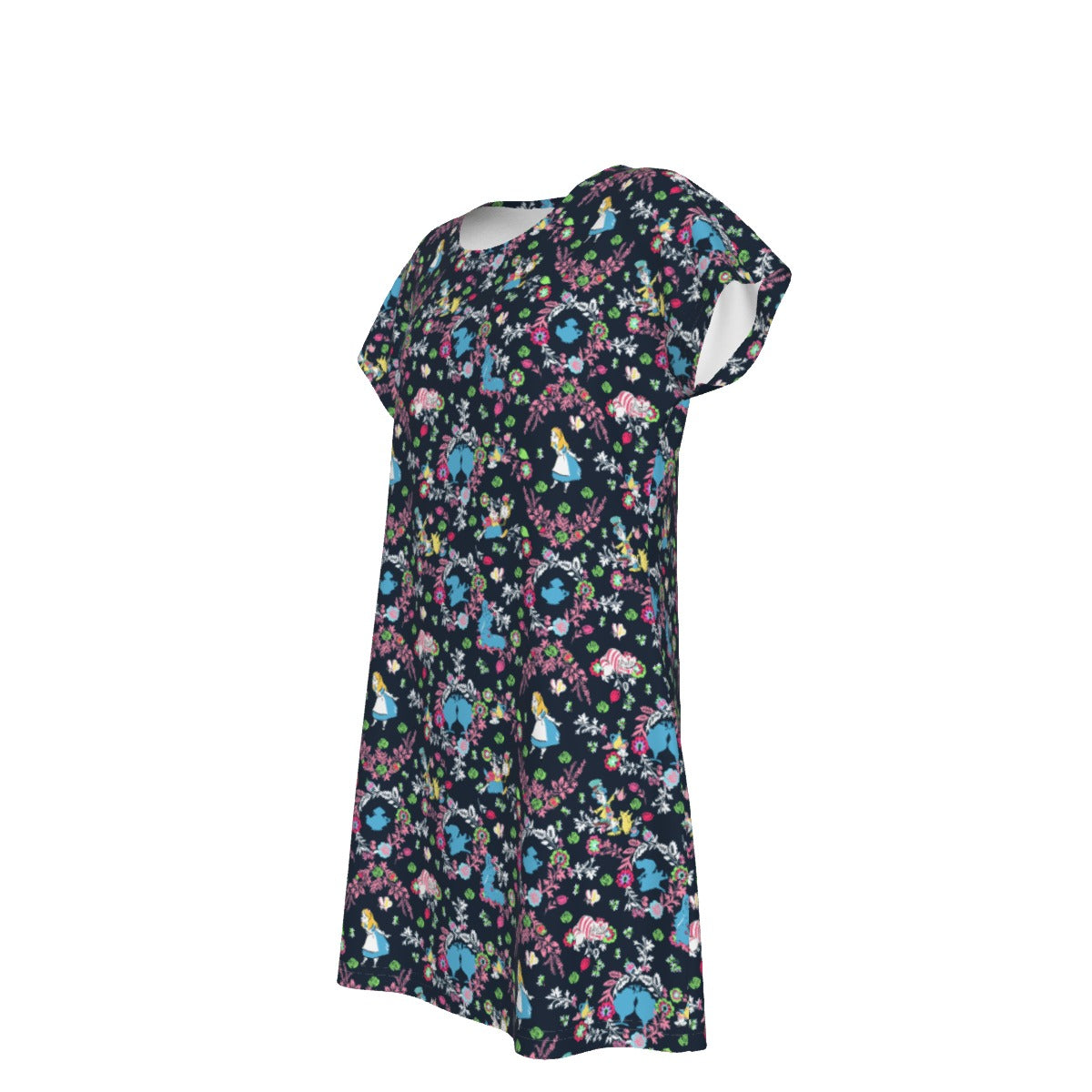 Garden Whimsy - Wonderland Dreams - Women's T-Shirt Dress