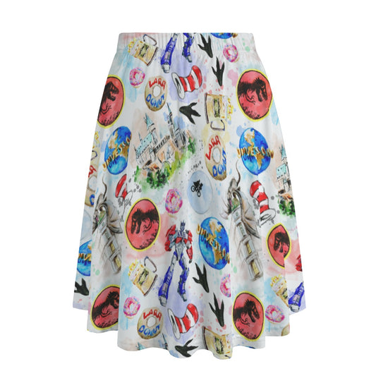 A Universal Adventure - Women’s Pocket Midi Skirt