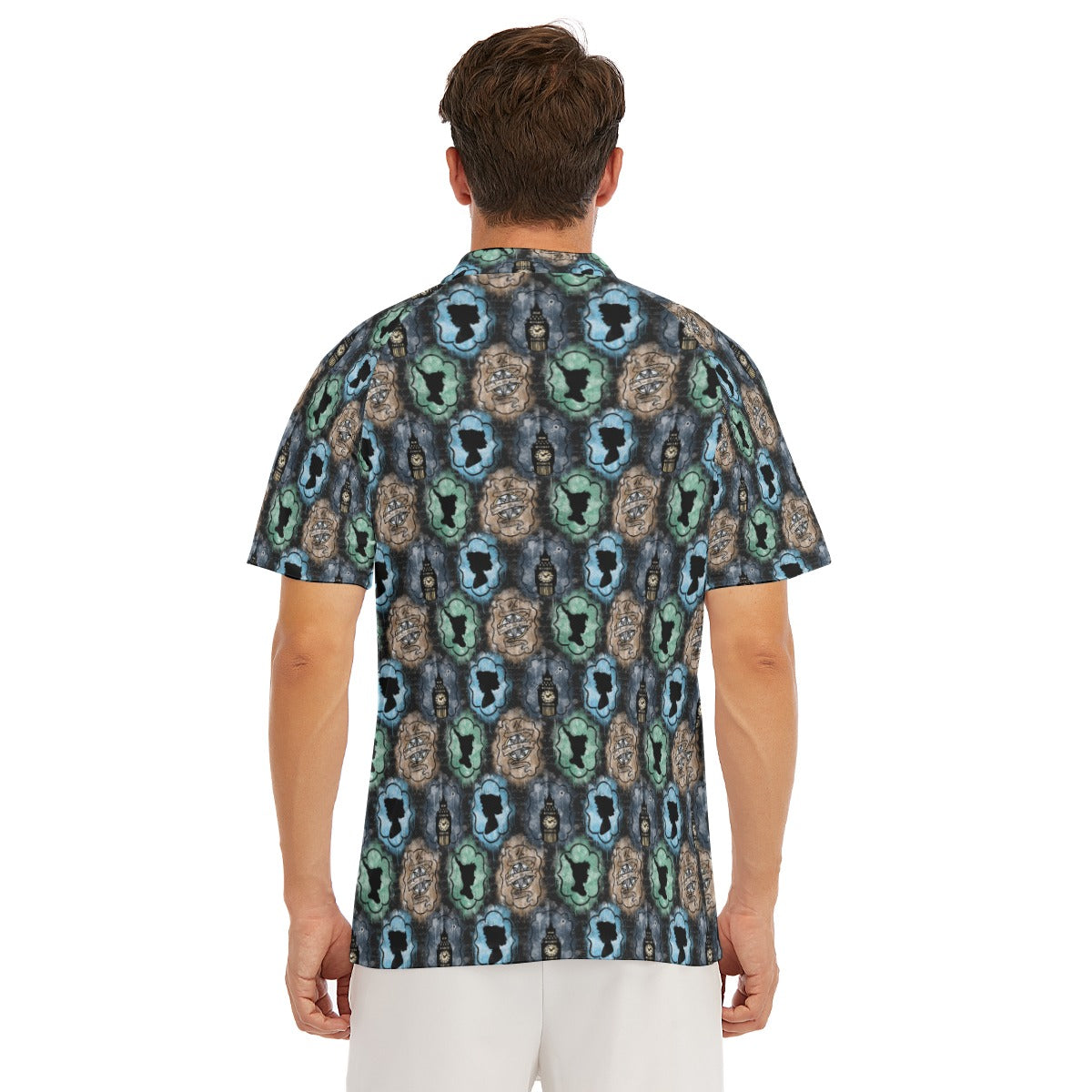 Starry Flight Silhouettes - Men's Polo Shirt
