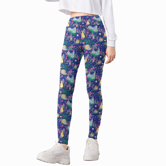 Enchanted Forest Romance - Kid's Leggings