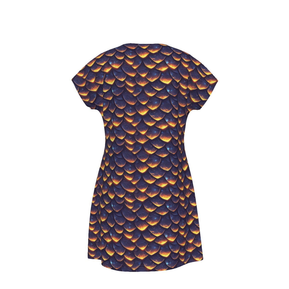 Animal Print - Dragon - Women's T-Shirt Dress