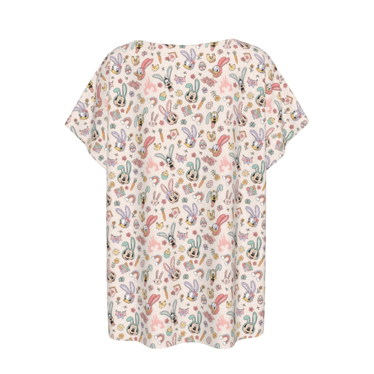 Springtime Friends Celebration Fun - Women’s Relaxed Fit Scoop Tee