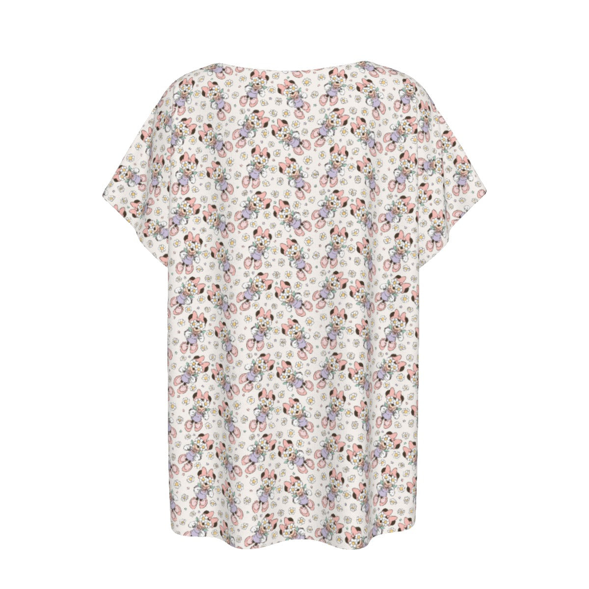 Daisy Crown Delight - Women’s Relaxed Fit Scoop Tee