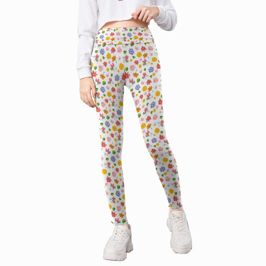Floral Friends Springtime - Kid's Leggings
