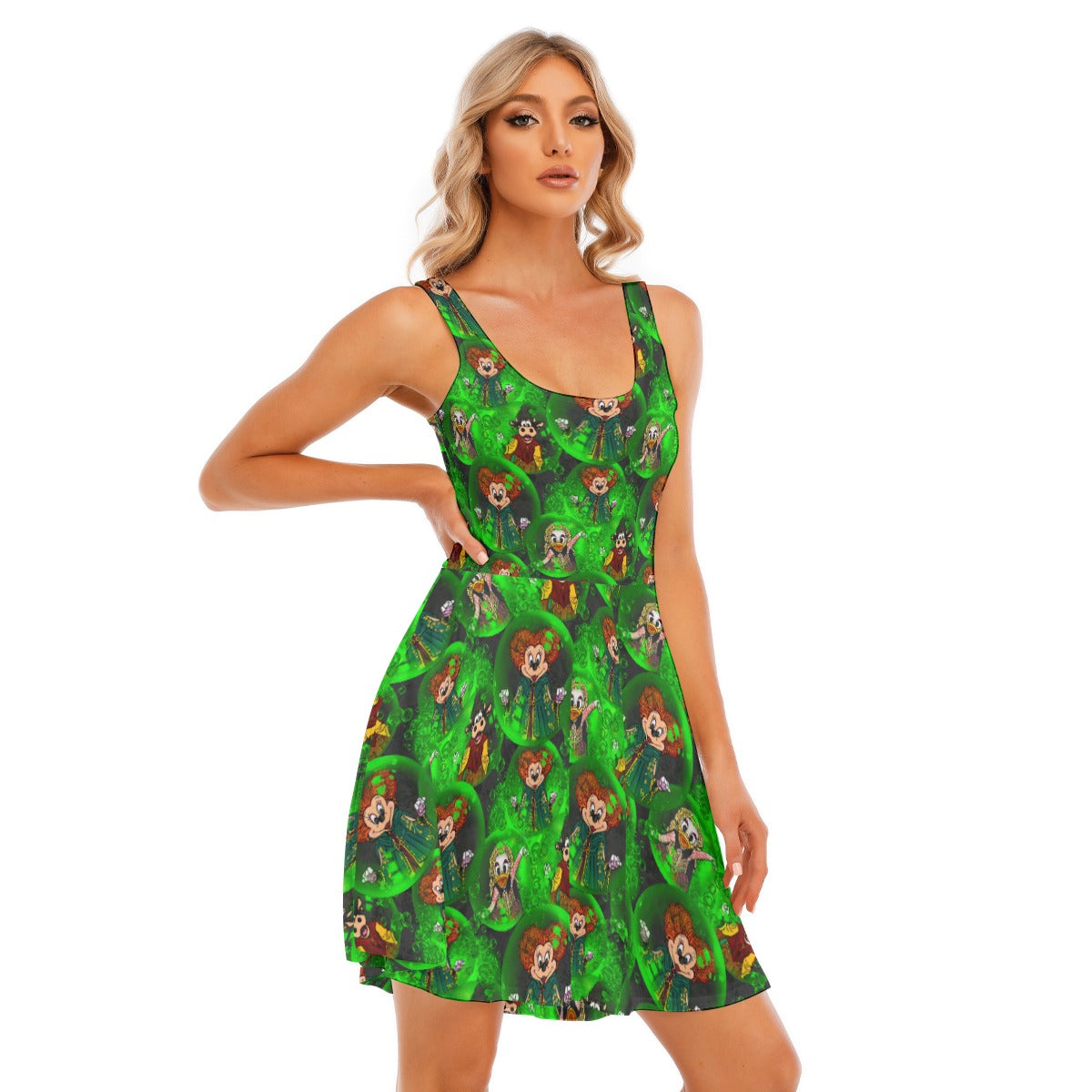 Wicked Witches’ Coven - Women's Sleeveless Pocket Skater Dress