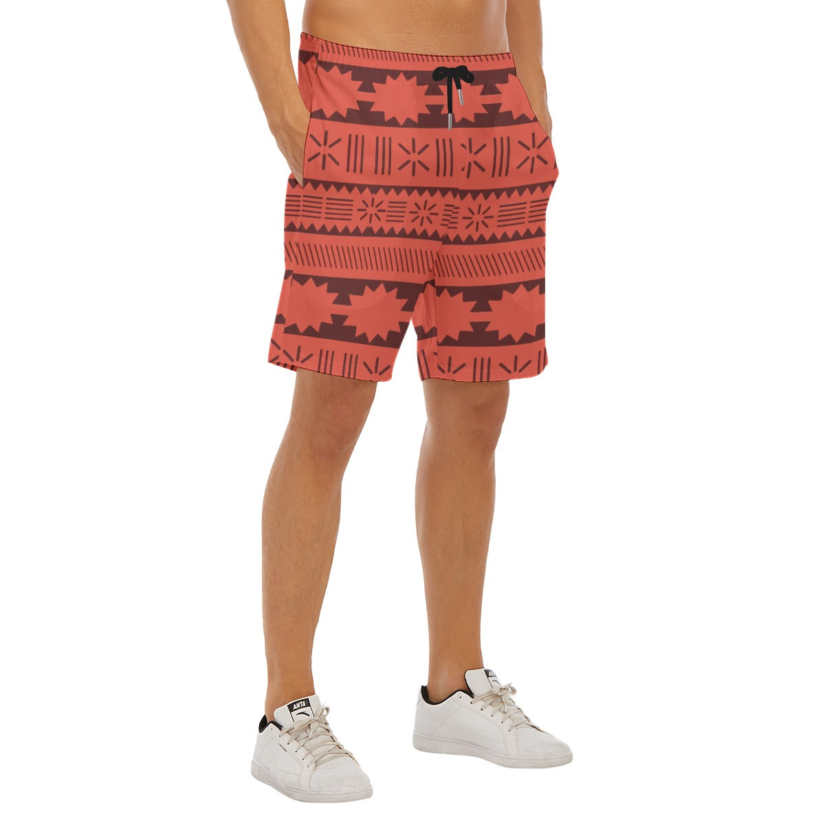 Island Tribal Patterns - Men’s Pocket Beach Shorts