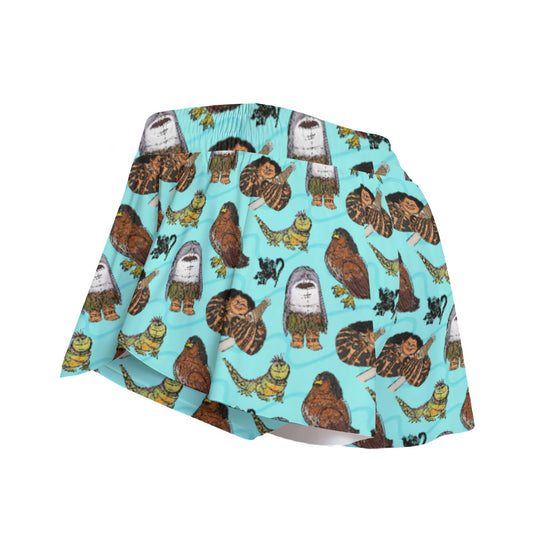 Shapeshifting Island Hero - Women's Flowy Pocket Shorts