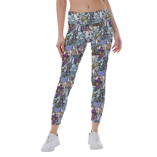 Enchanted Winter Journey - Women's Yoga Leggings