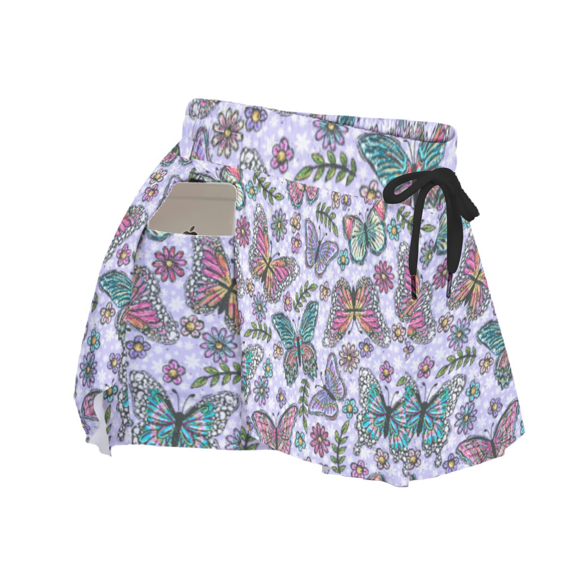 Butterfly Magic - Women's Flowy Pocket Shorts