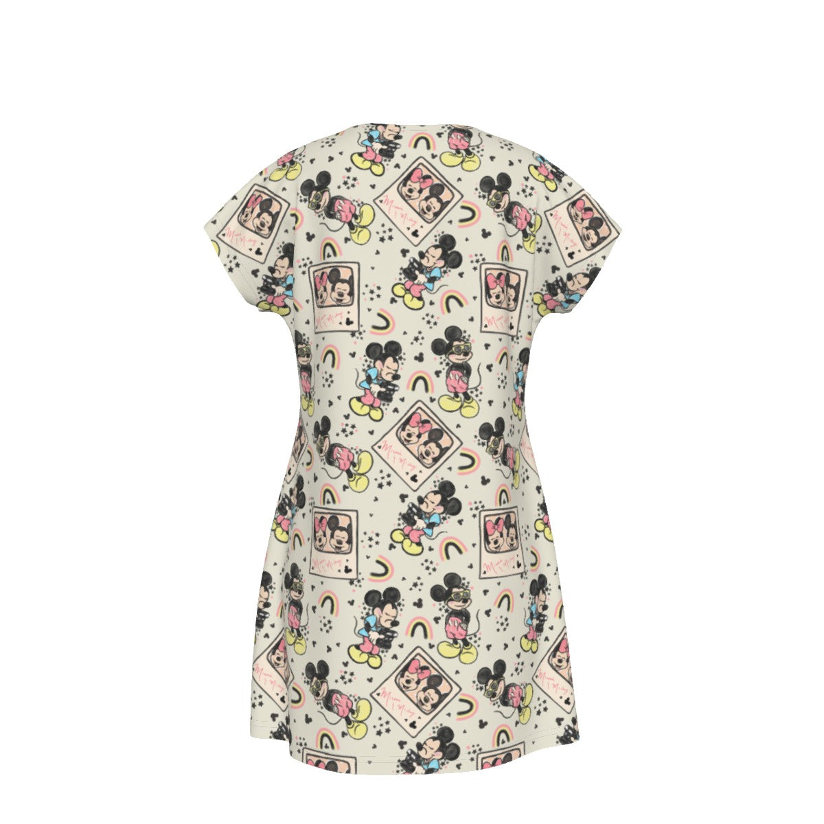 Retro Camera Mouse - Women's T-Shirt Dress