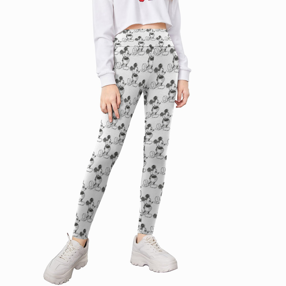Sketch of Classic Mouse - Kid's Leggings