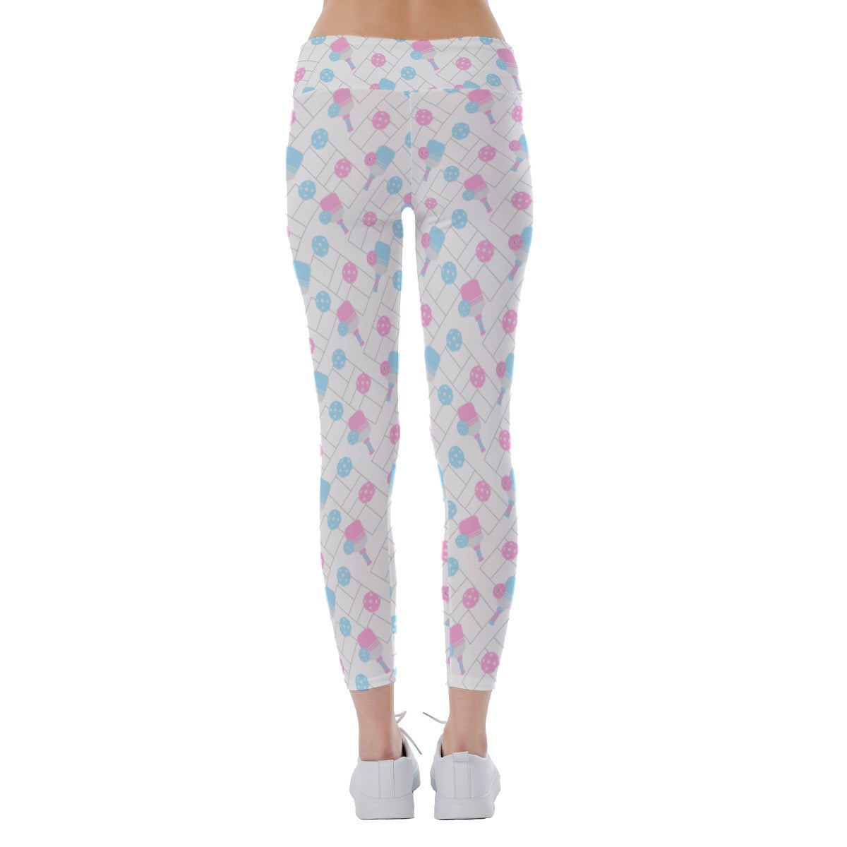 Pickleball Court Spin - Women's Yoga Leggings