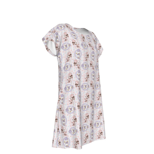 Sweet Springtime Style Duo - Women's T-Shirt Dress
