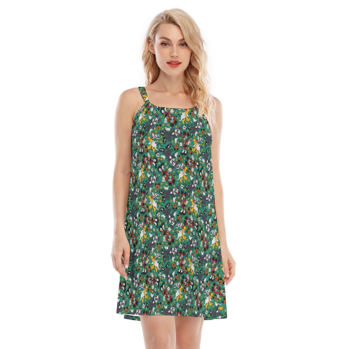 Beloved Couple as Spooky Pair - Women’s Adjustable Sundress