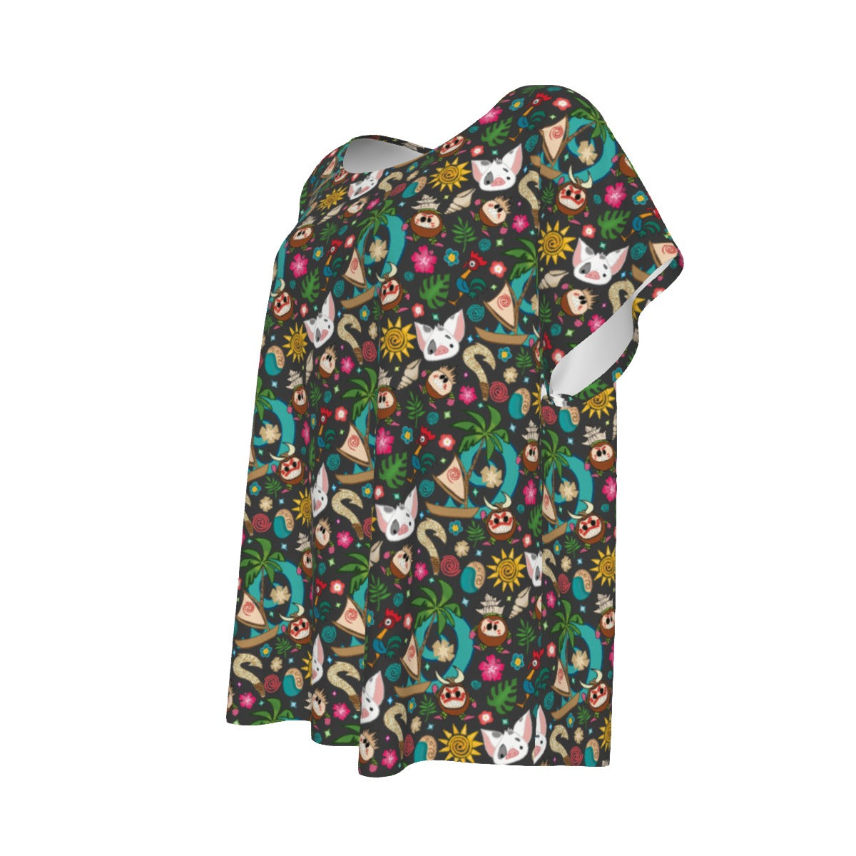 Polynesian Princess Icons - Women’s Relaxed Fit Scoop Tee