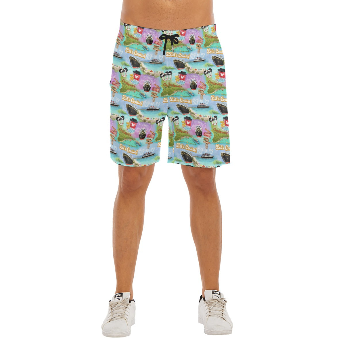 Tropical Castaway Island - Men’s Pocket Beach Shorts