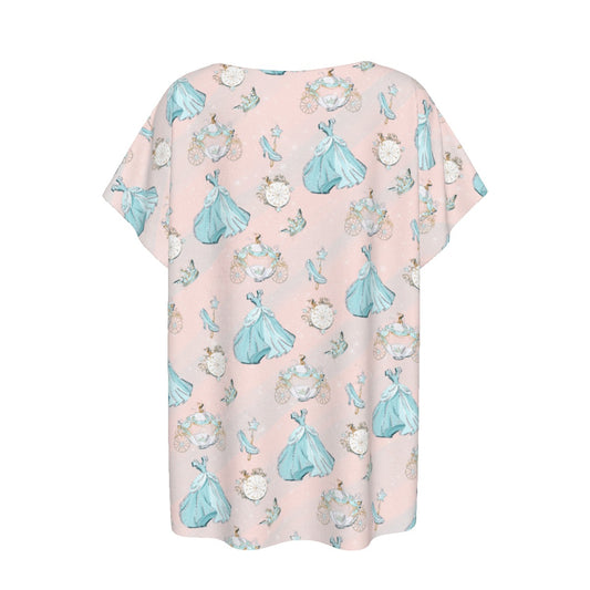 Pastel Midnight Magic - Women’s Relaxed Fit Scoop Tee