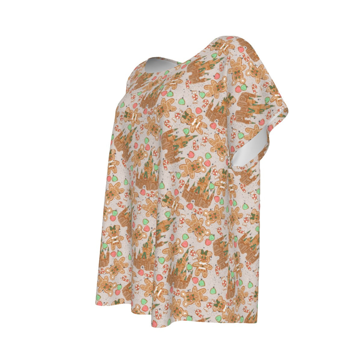 Festive Gingerbread Treats - Women’s Relaxed Fit Scoop Tee