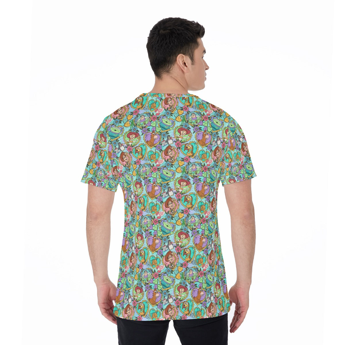 Tattoo Hearts Space Cowboys & Friends - Men's Short Sleeve T-Shirt