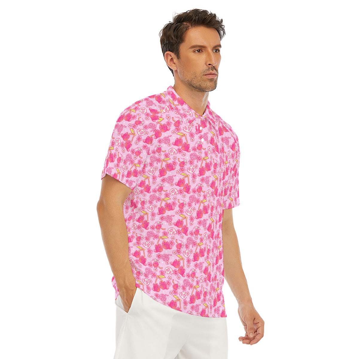 Fruitimals - Cherry Kittens - Men's Polo Shirt