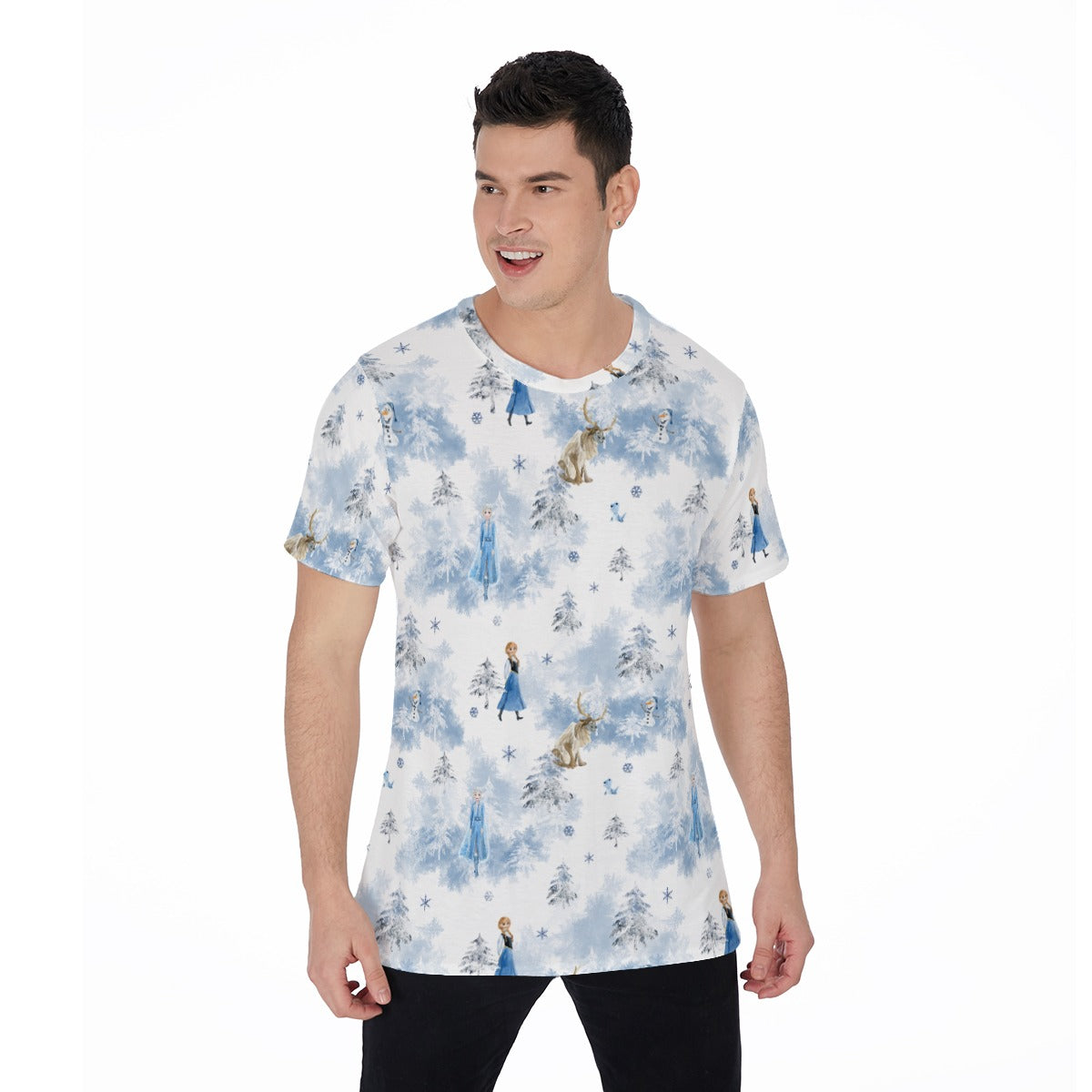 Enchanted Winter Landscape - Men's Short Sleeve T-Shirt