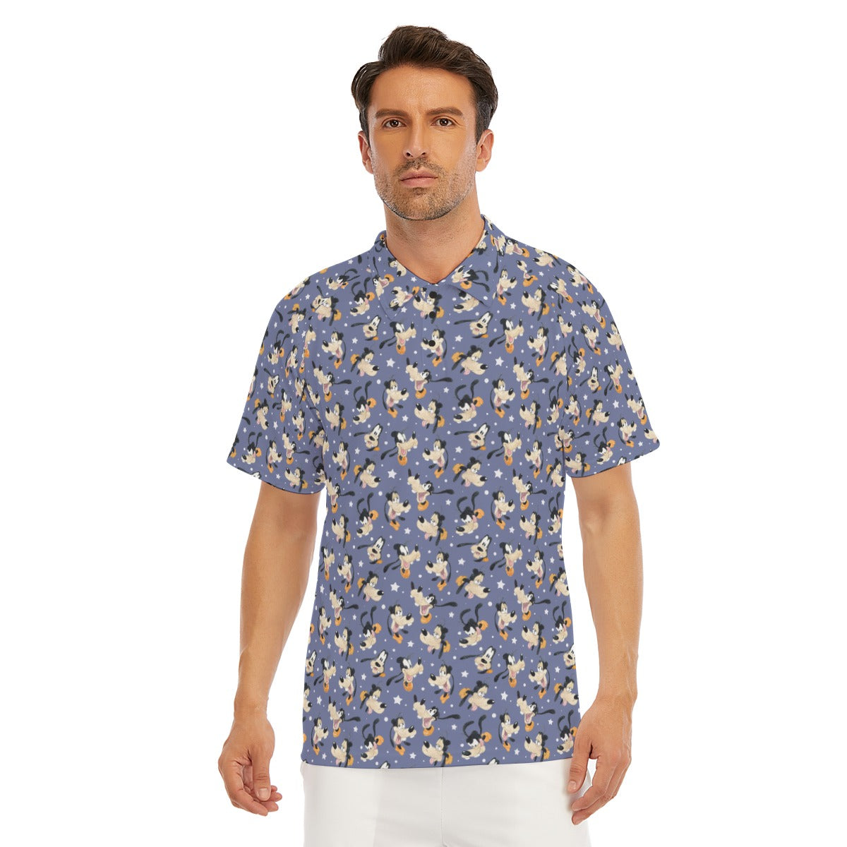 Funny Silly Dog - Men's Polo Shirt