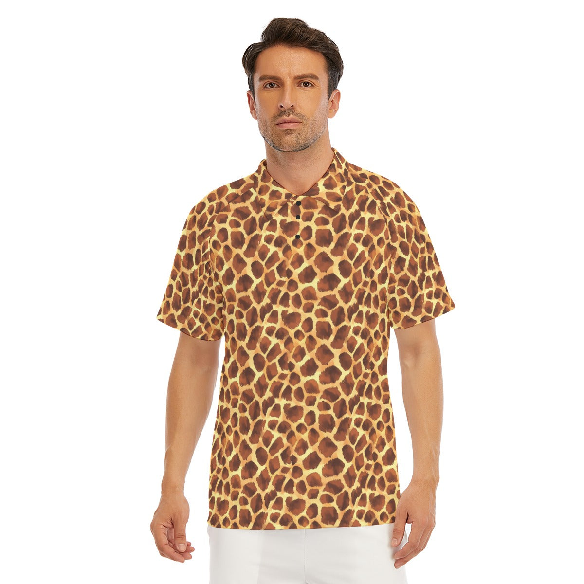 Animal Print - Giraffe - Men's Polo Shirt