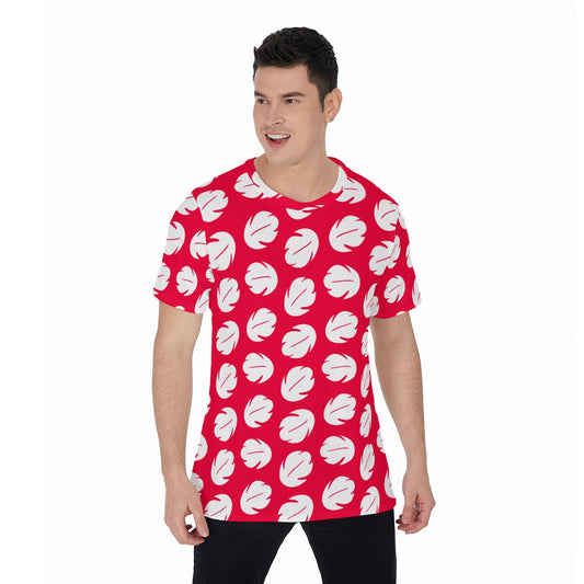 Island Leaf Print - Men's Short Sleeve T-Shirt