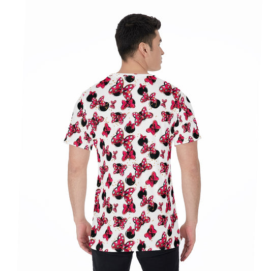 Polka Dot Bows & Mouse Ears - Men's Short Sleeve T-Shirt