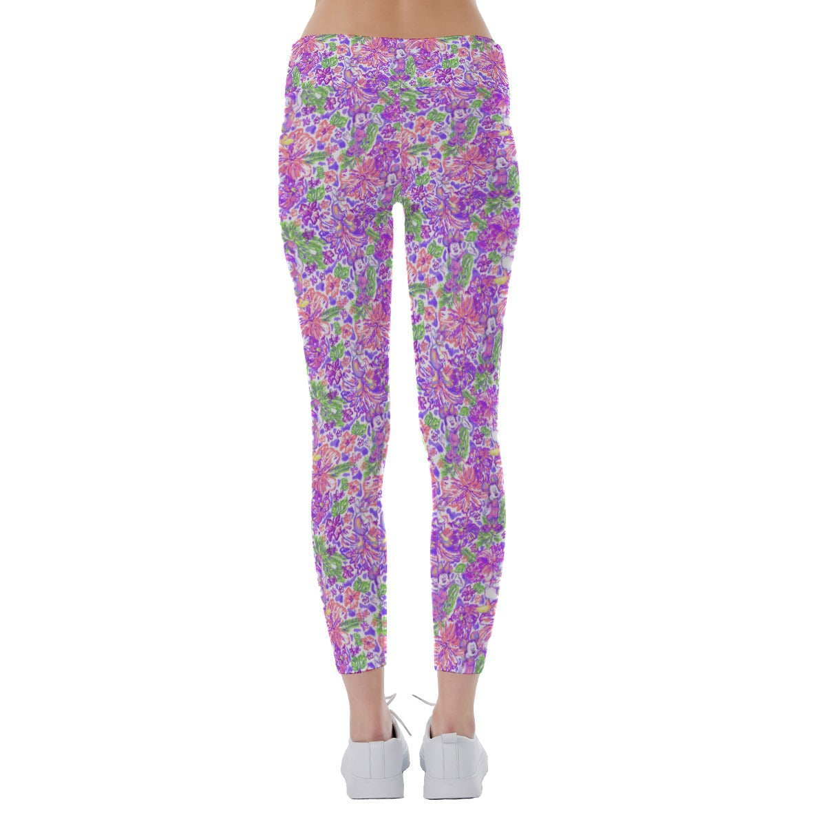 Tropical Splash Vibes - Iconic Crewends - Women's Yoga Leggings