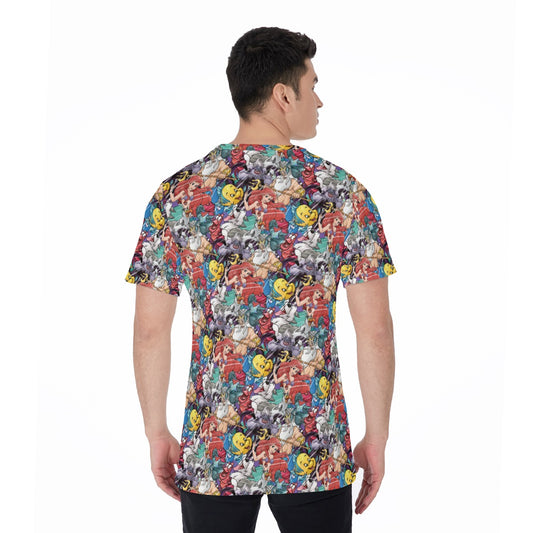 Undersea Crew Sketch - Men's Short Sleeve T-Shirt