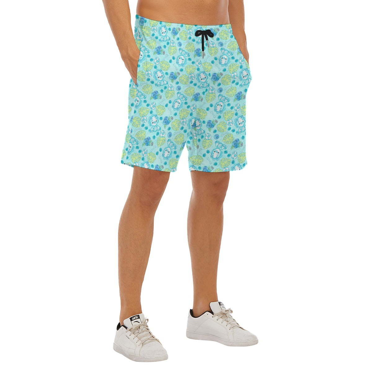 Fruitimals - Blueberry Dinosaurs - Men’s Pocket Beach Shorts