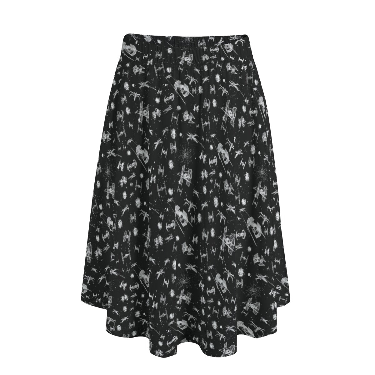 Epic Space Battle Ships - Women’s Pocket Midi Skirt