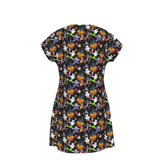Mouse Gang Trick or Treat - Women's T-Shirt Dress